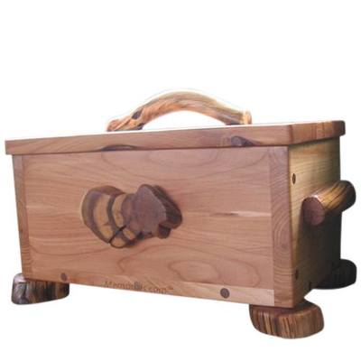 Wurzelknecht Juniper Wood Urn for Two